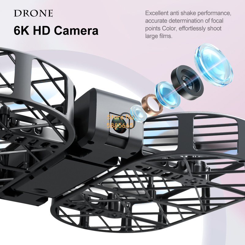 Câmera HD 8K 360 °   Proteção  - Drone Racing Camera avaliação e preço